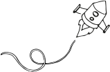 illustrated rocket
